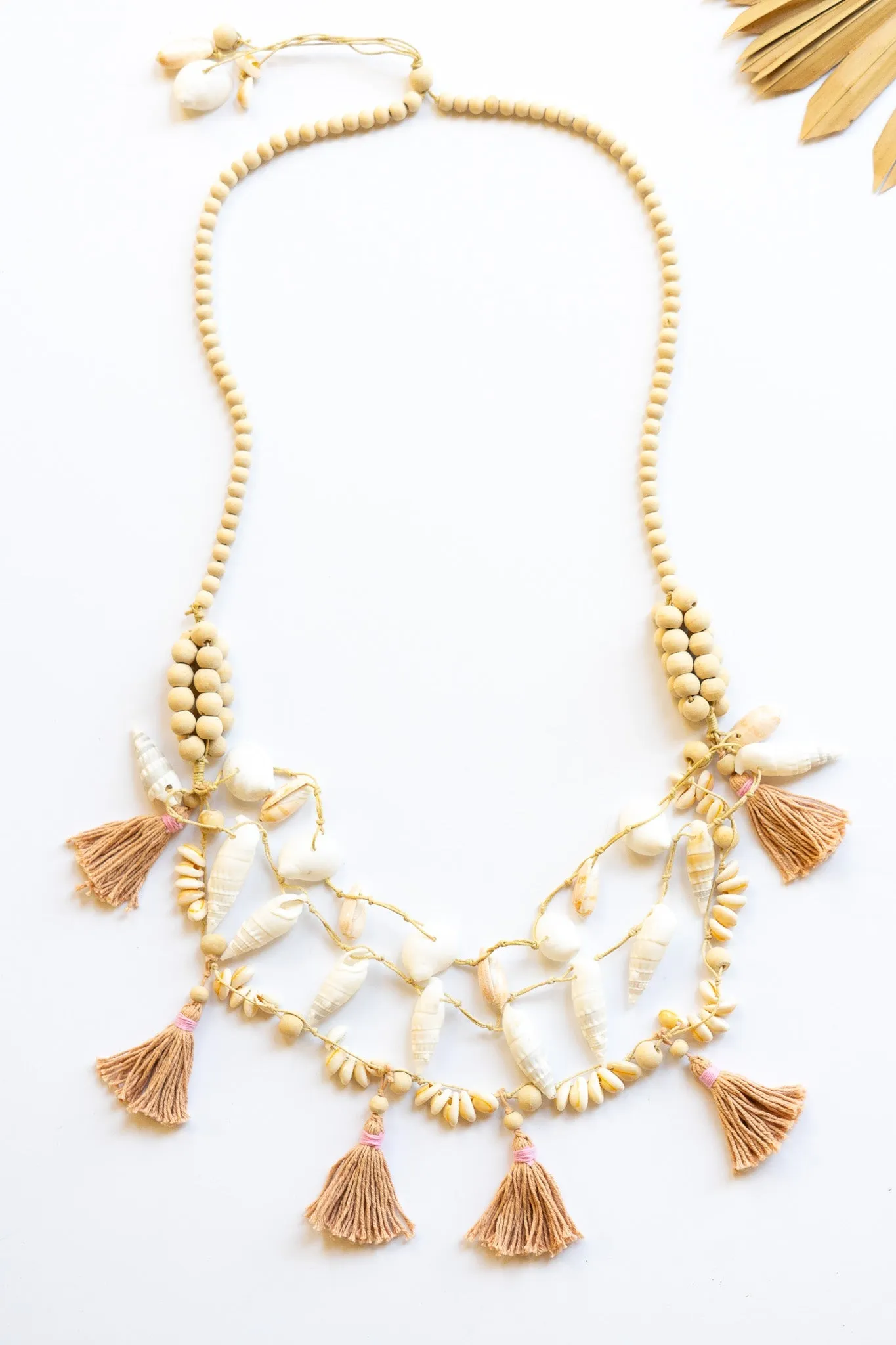 Cabana Shell Tassel Necklace