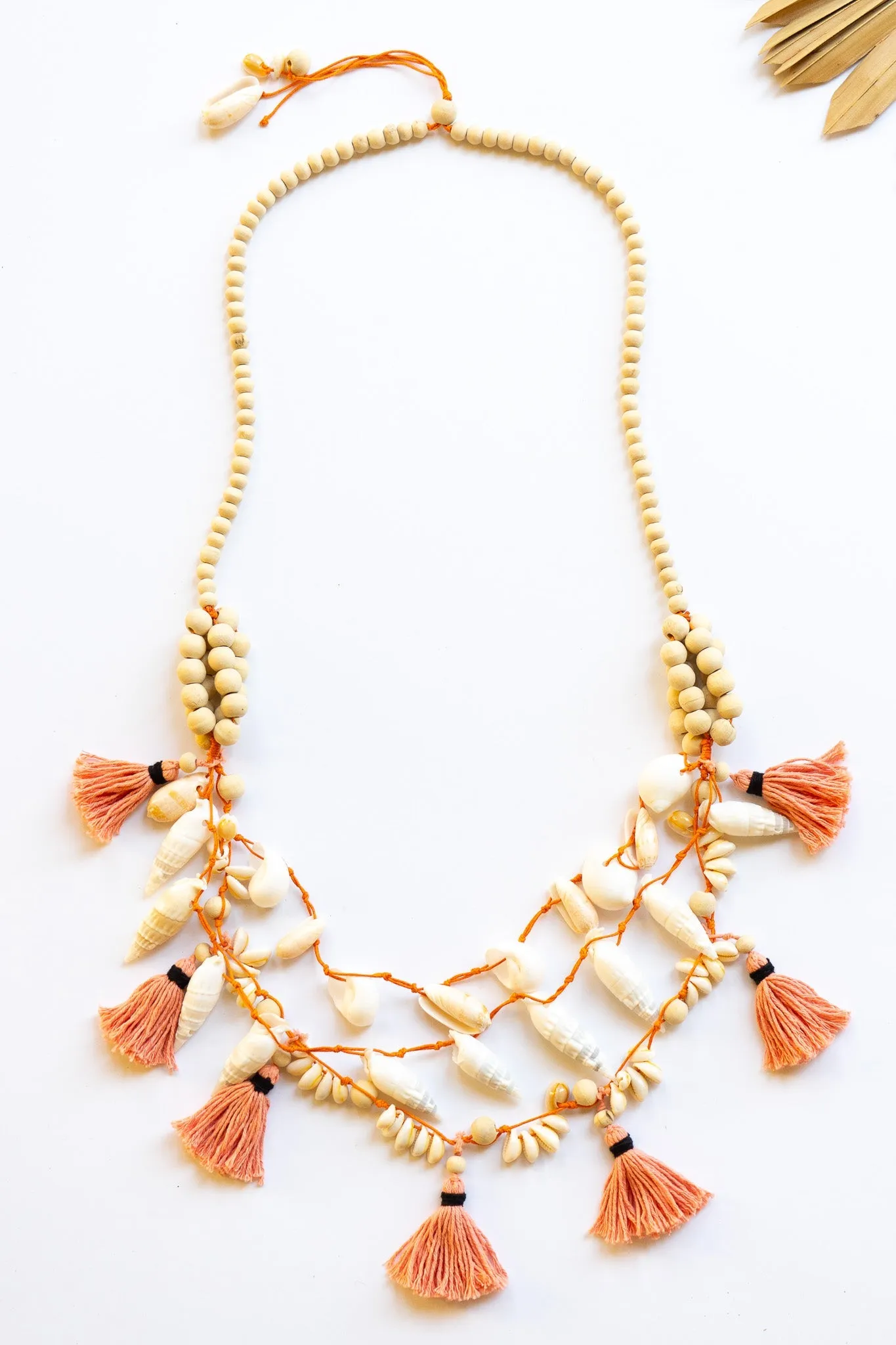 Cabana Shell Tassel Necklace