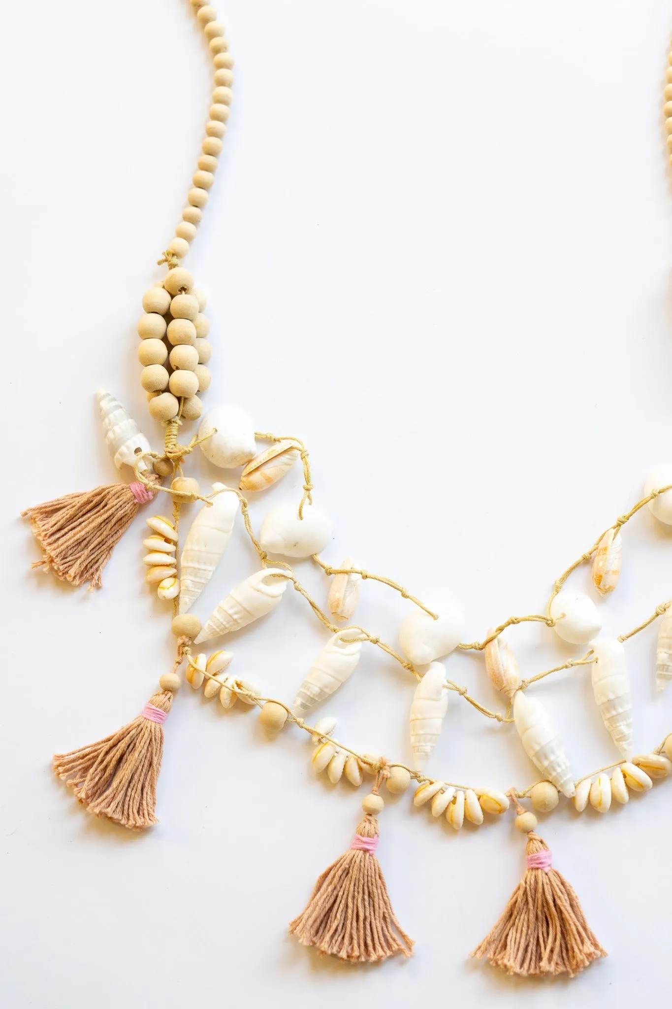 Cabana Shell Tassel Necklace