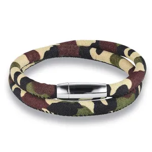 Camouflage Multi-Layer Magnetic Clasp Wrap Bracelet