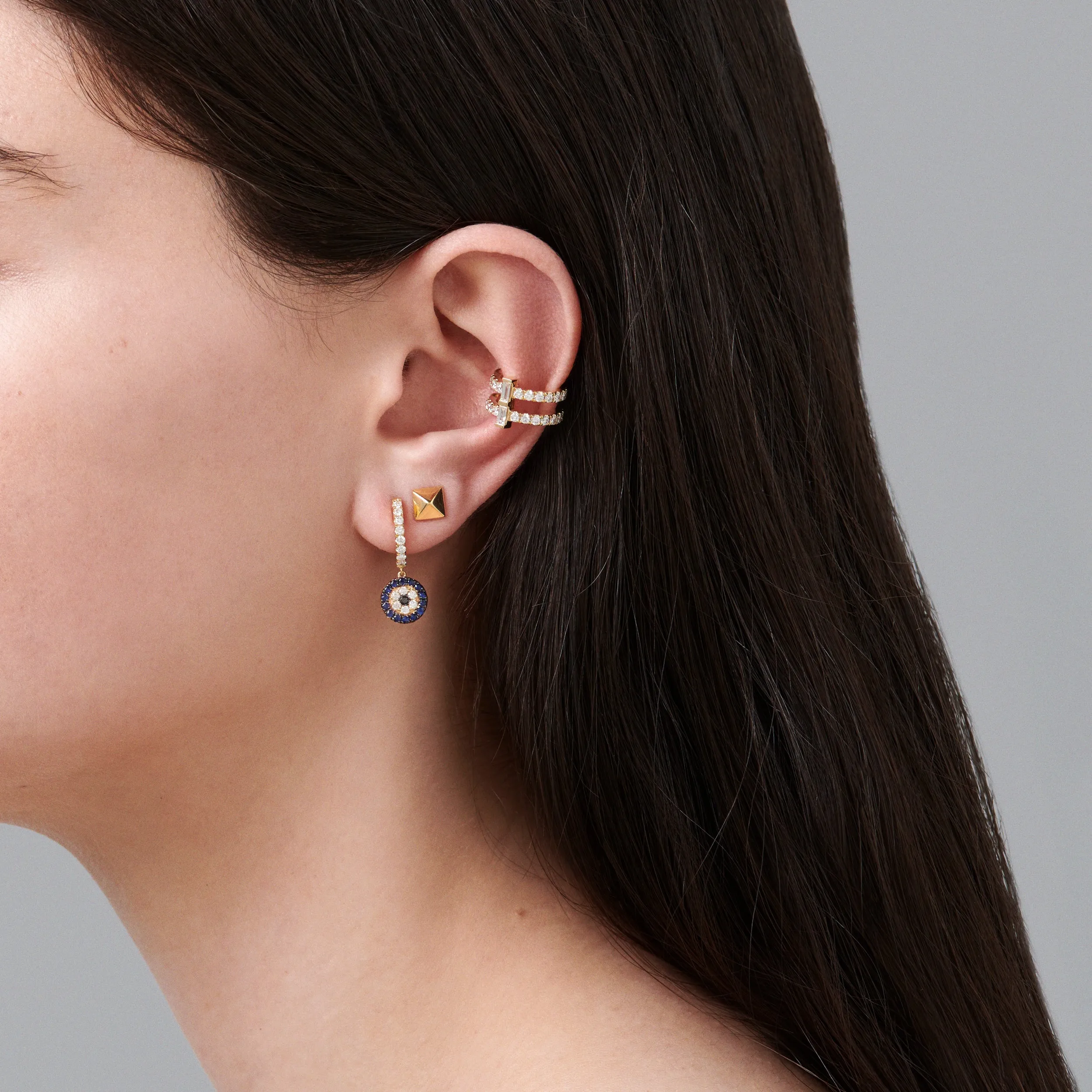 Capri Dreaming® Evil Eye Drop Earrings | 18K Yellow Gold