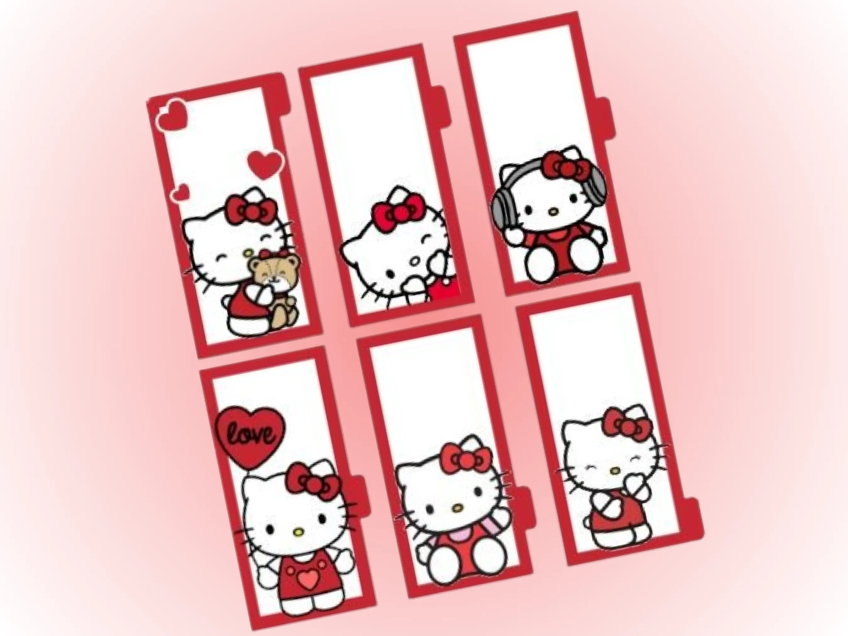 Cash Envelopes | Red HK | Set of 6