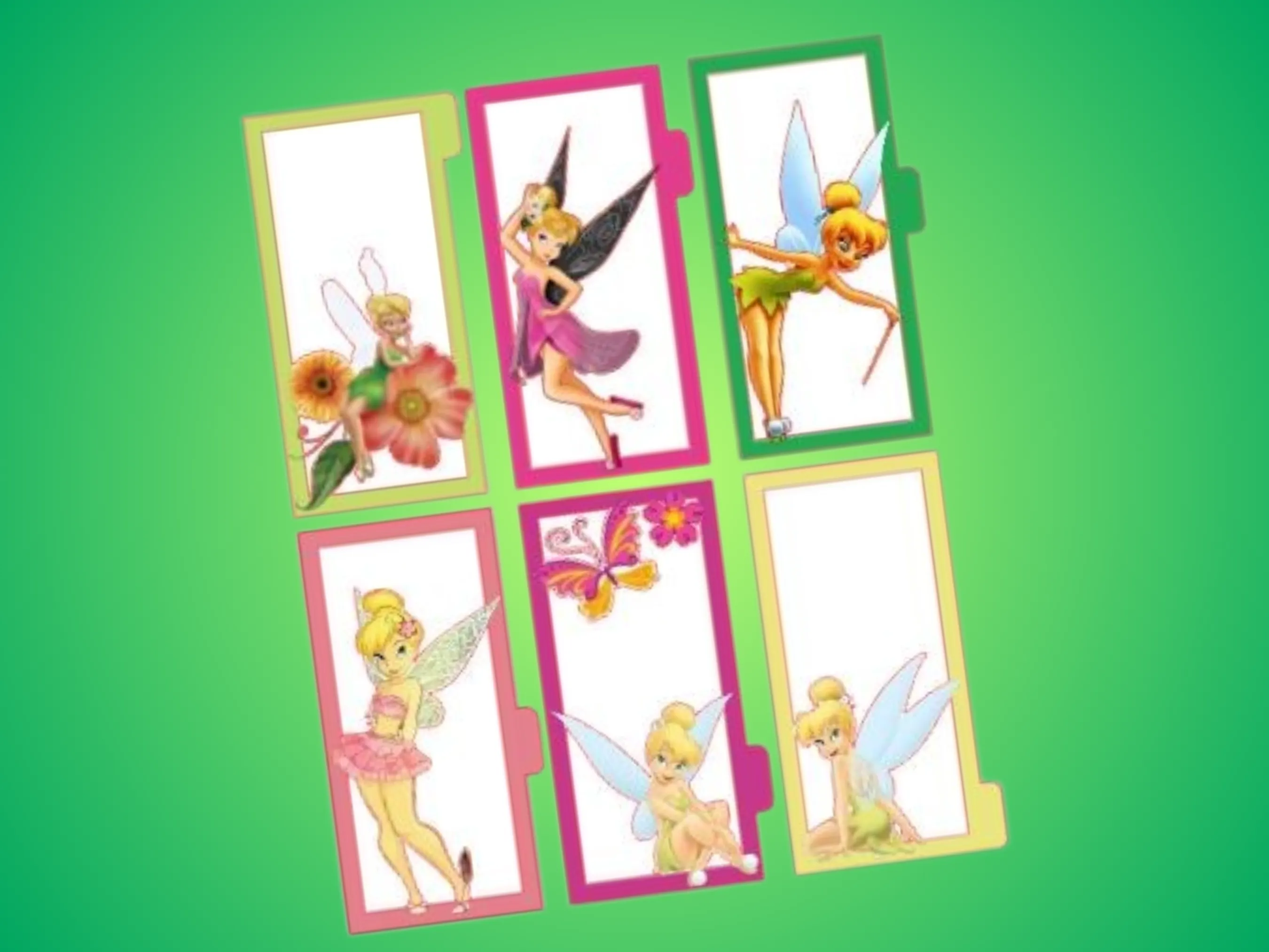 Cash Envelopes | Tinkerbell | Set of 6