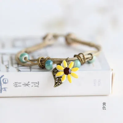 Ceramic hand made DIY Bracelets Artware Retro