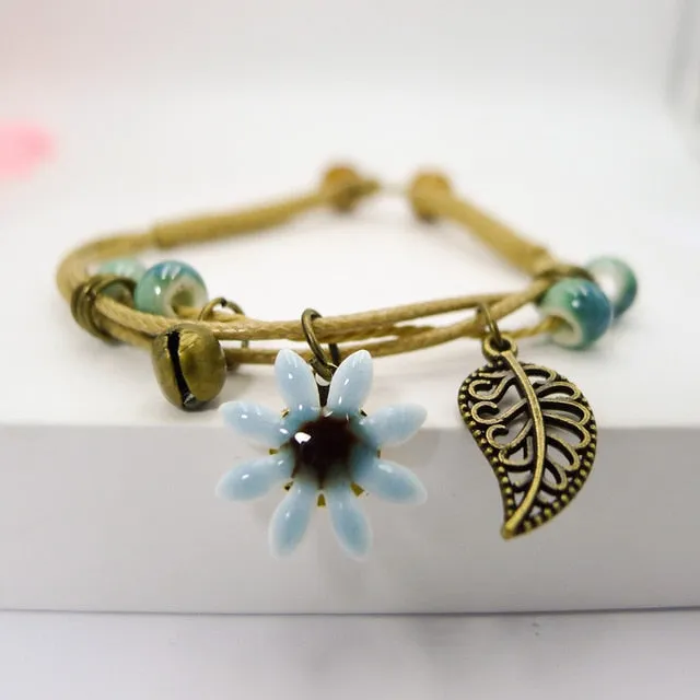 Ceramic hand made DIY Bracelets Artware Retro