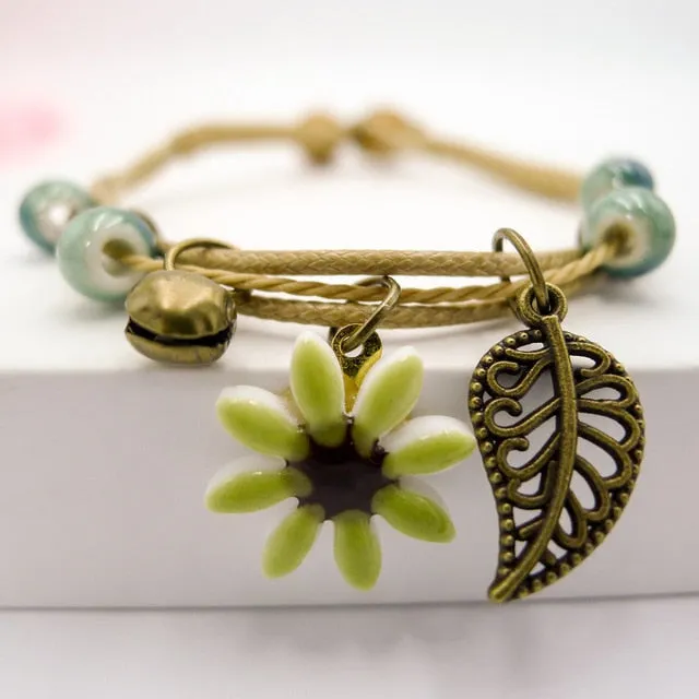 Ceramic hand made DIY Bracelets Artware Retro