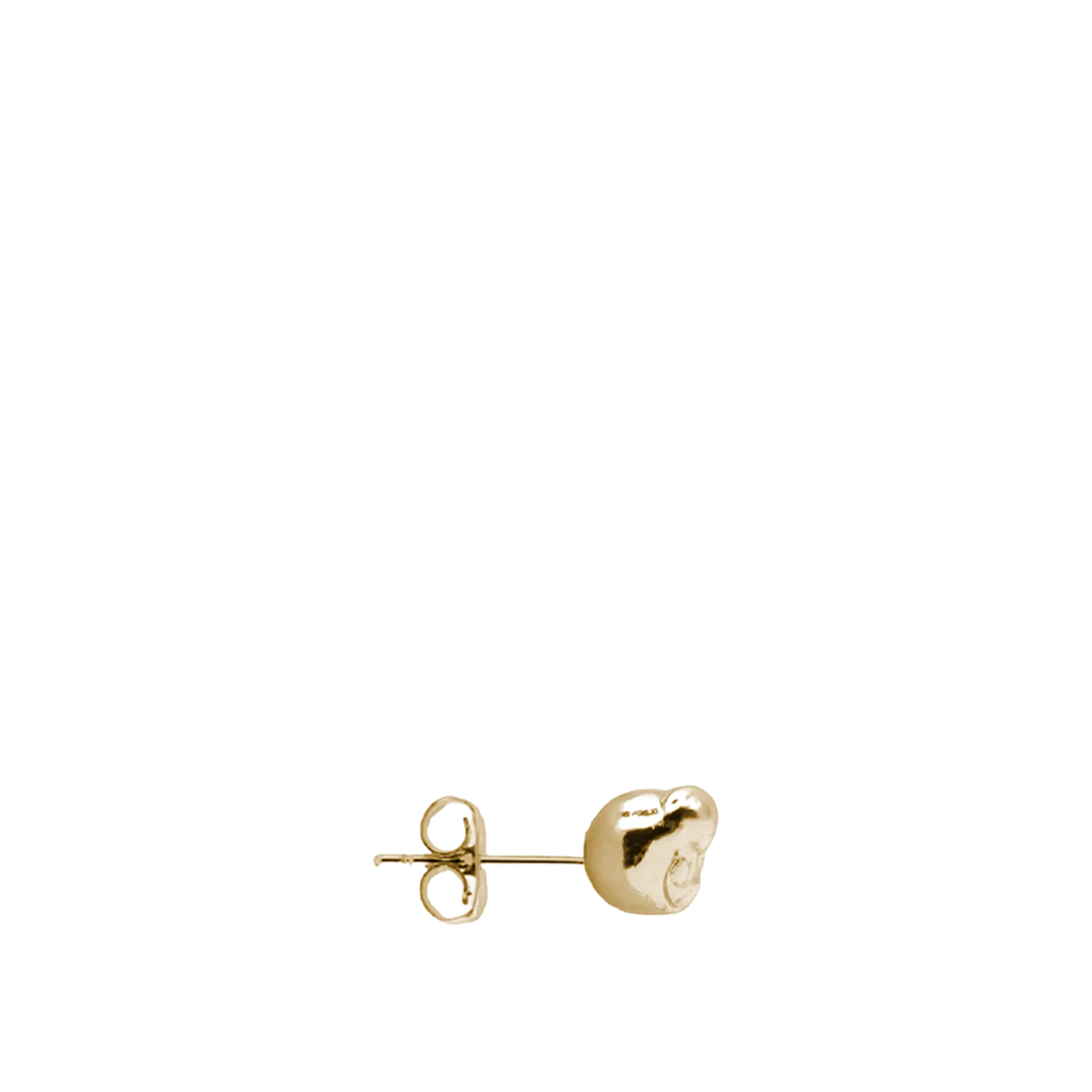 Charm Stud Earrings in Gold
