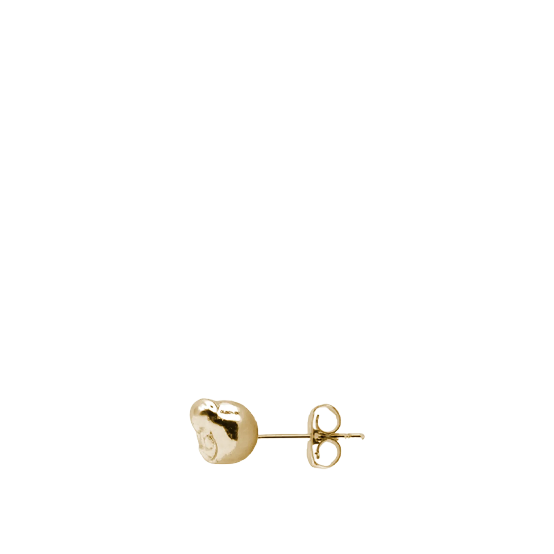 Charm Stud Earrings in Gold