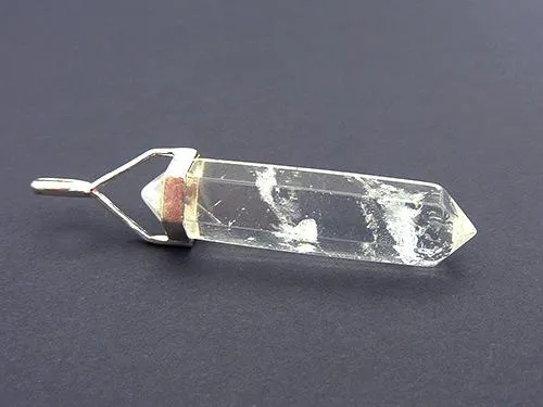 Clear Quartz Double Terminated Pendant