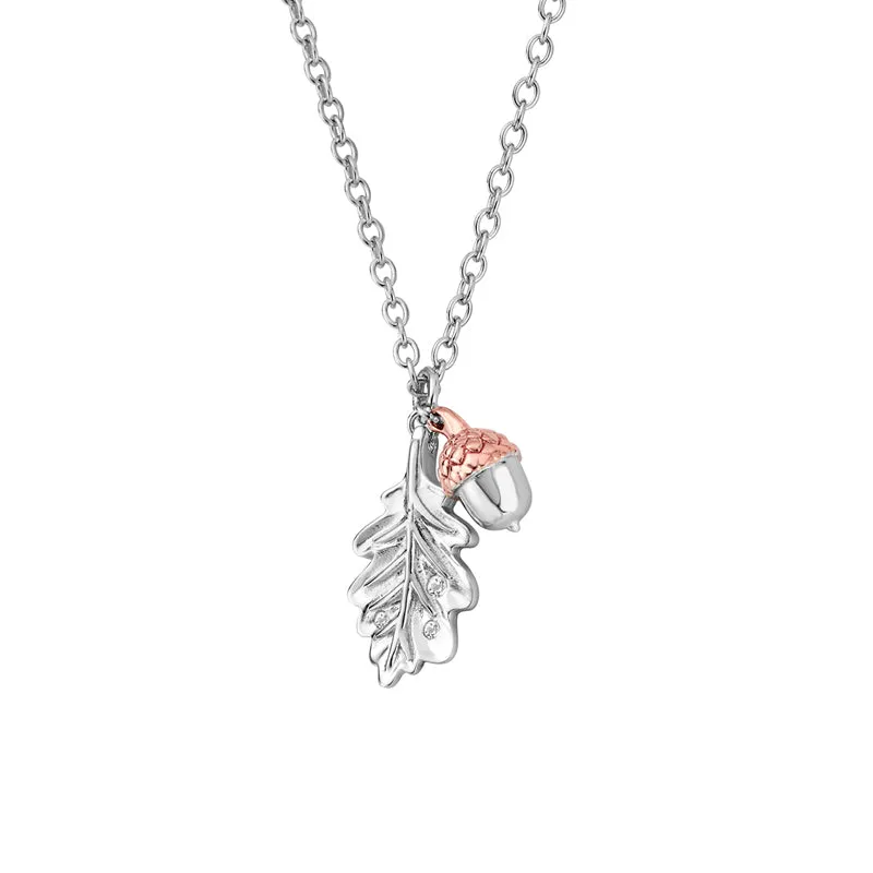 Clogau Royal Oak Leaf Sterling Silver Pendant