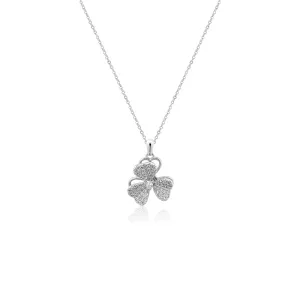 Clover Cubic Zirconia Necklace