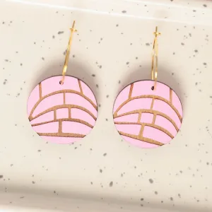 Concha Hoop Earrings by LE CHIC MIAMI