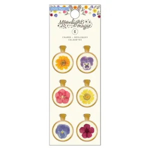 Crate Paper Moonlight Magic Gold Epoxy Flower Charms