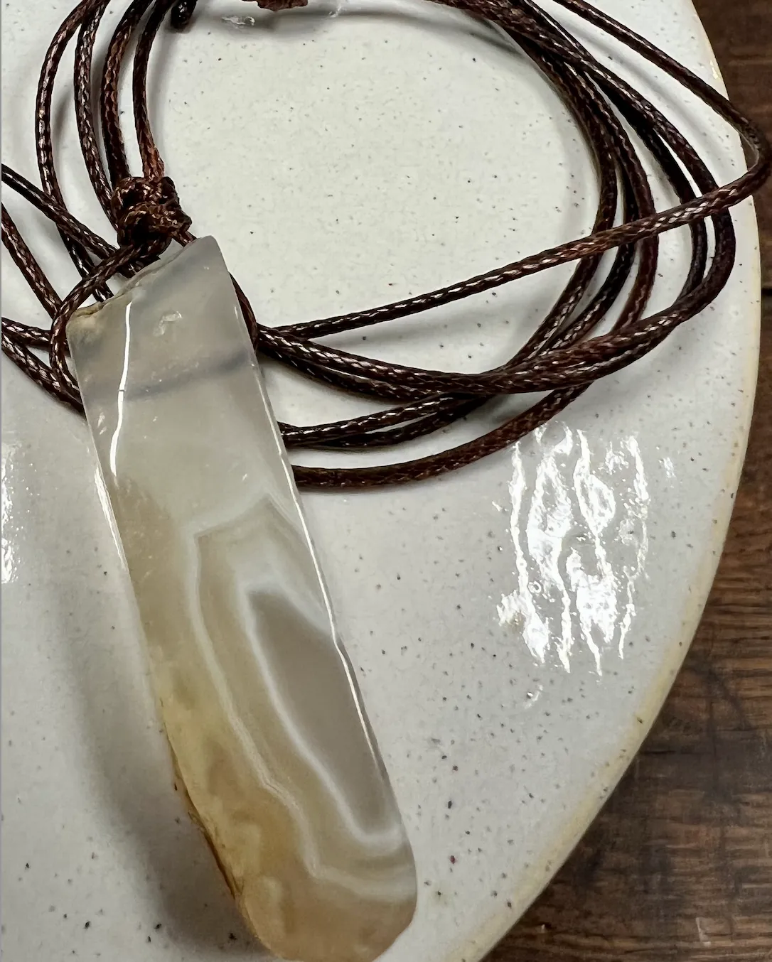 Crystal Pendants on Adjustable Cord
