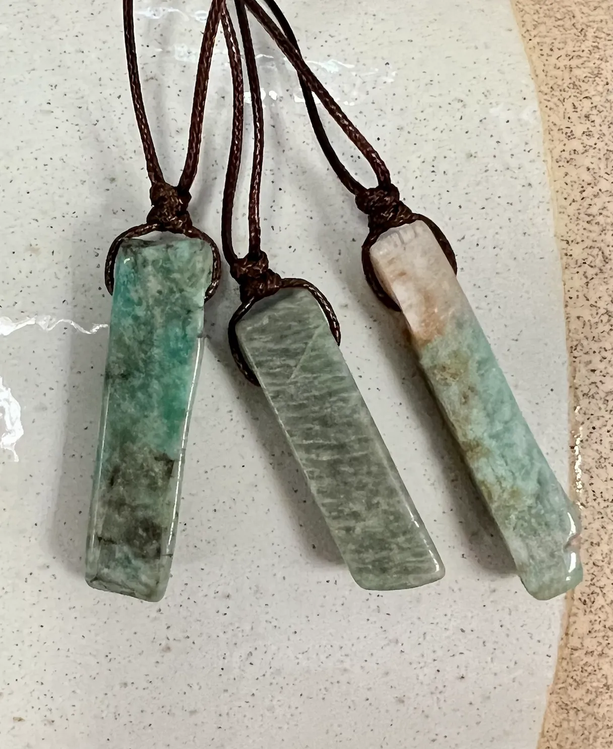 Crystal Pendants on Adjustable Cord