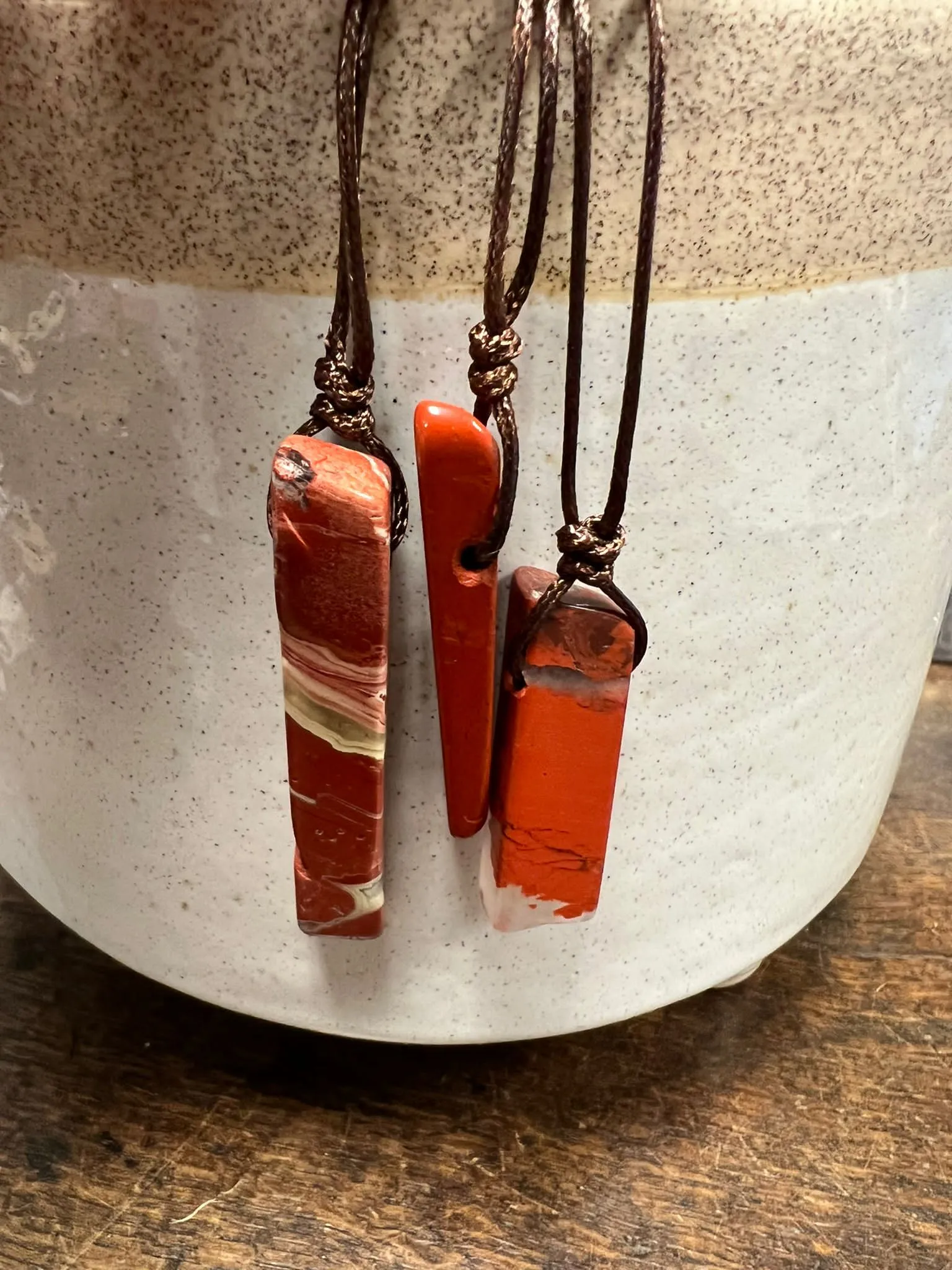 Crystal Pendants on Adjustable Cord