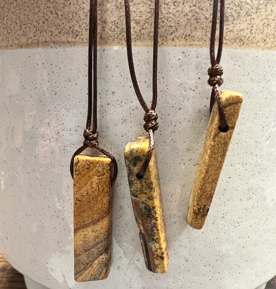 Crystal Pendants on Adjustable Cord