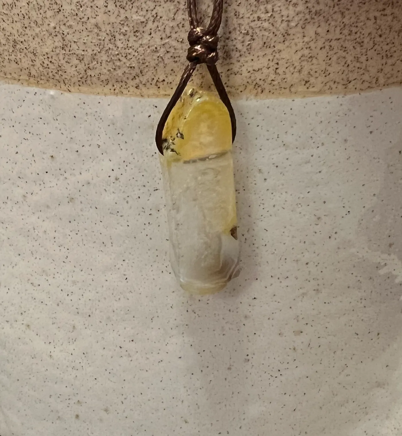 Crystal Pendants on Adjustable Cord