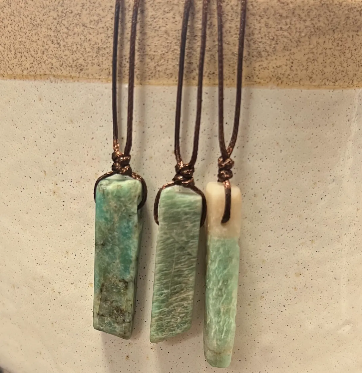 Crystal Pendants on Adjustable Cord