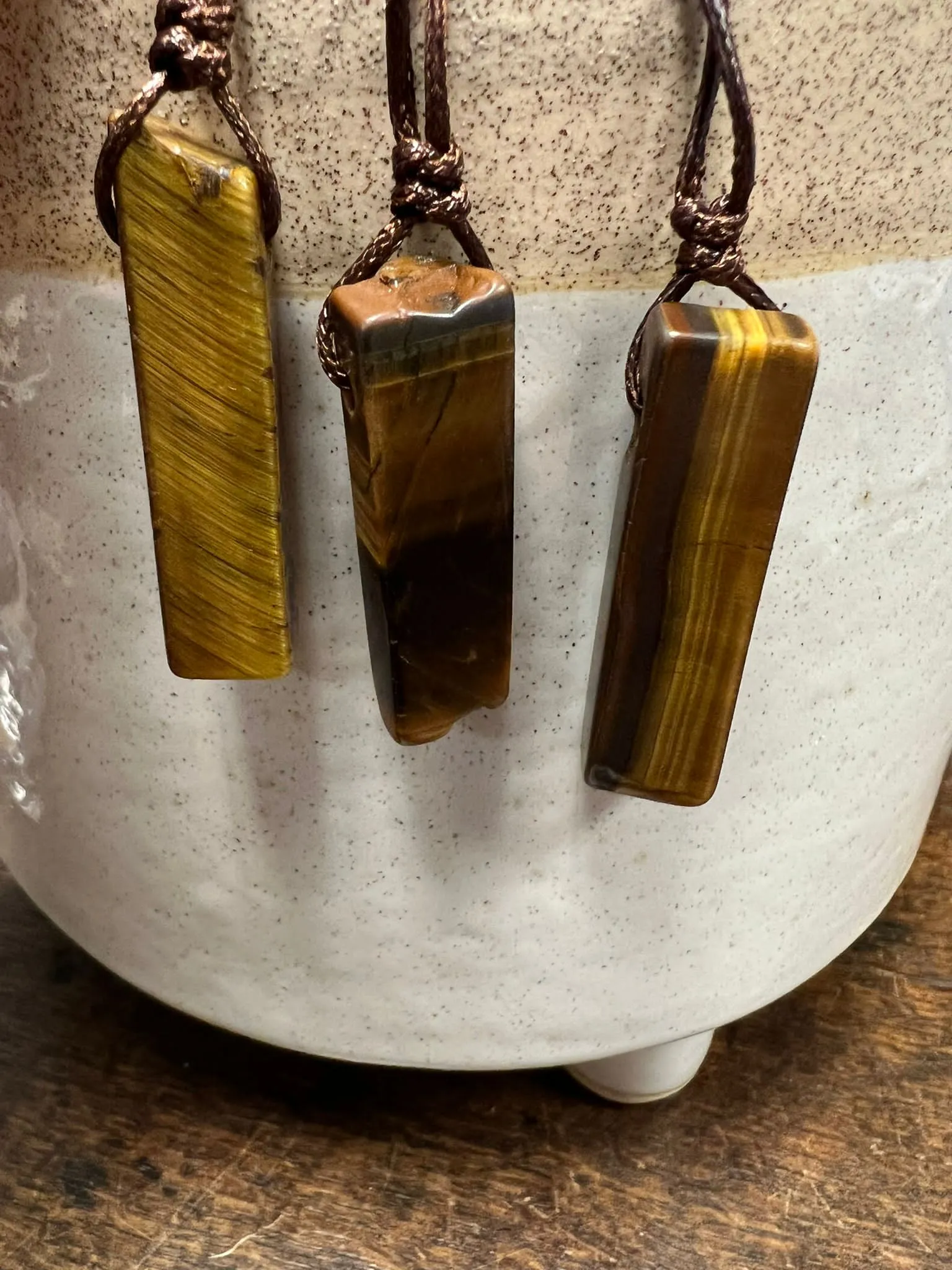 Crystal Pendants on Adjustable Cord