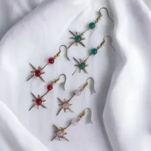 Crystal Sun Earrings - Custom