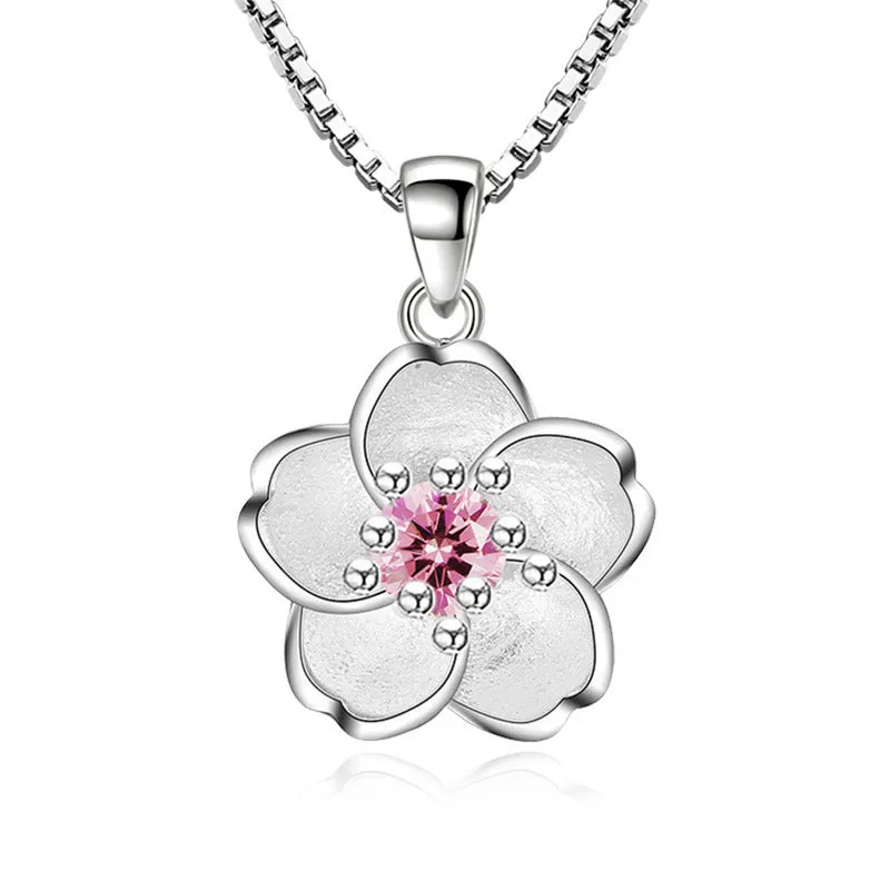 Cute Cherry Blossom Necklace