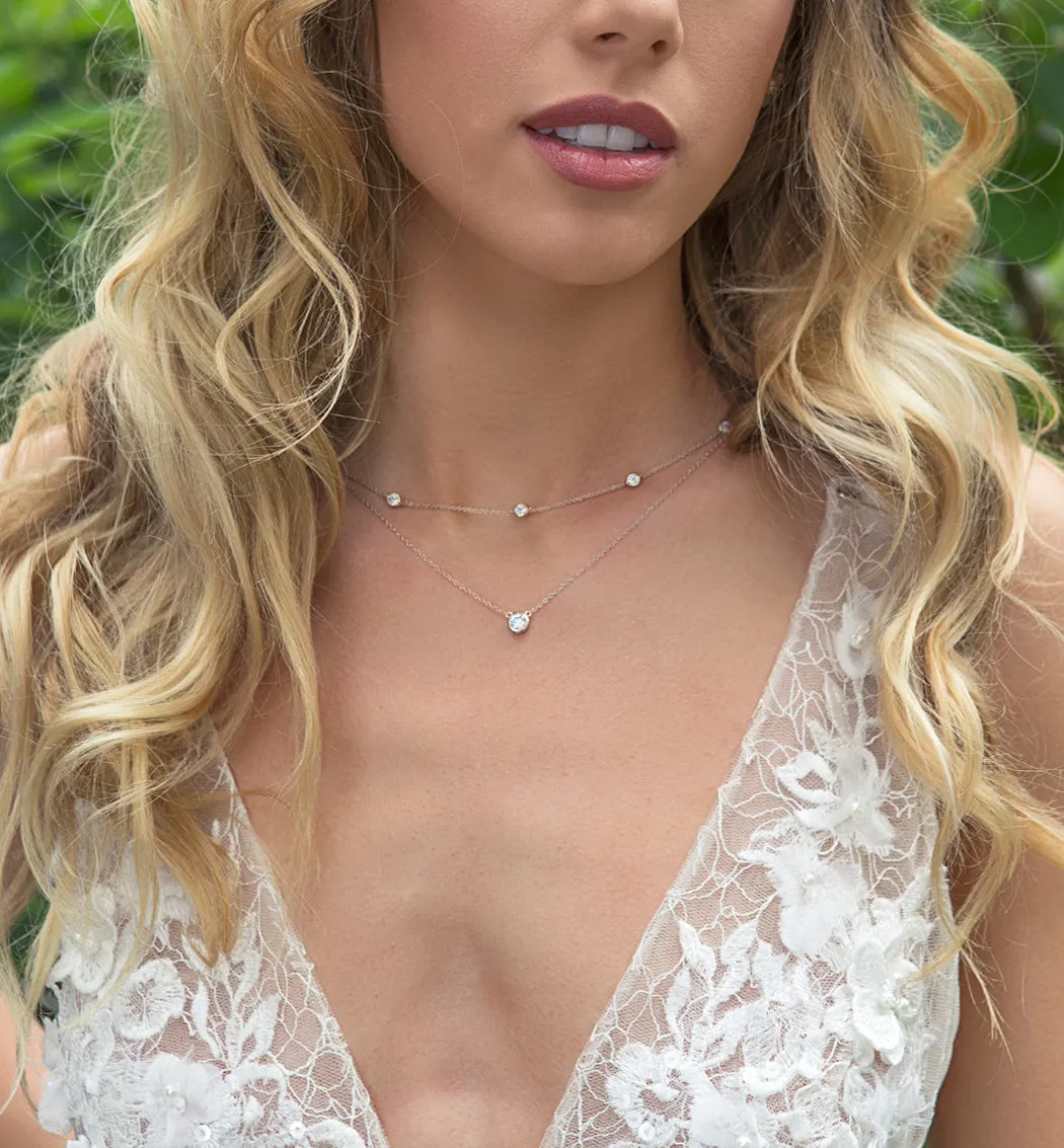 Dakota Y Lariat Backdrop Necklace