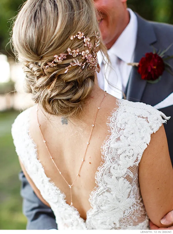 Dakota Y Lariat Backdrop Necklace