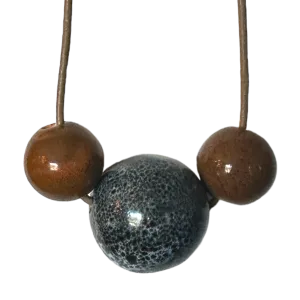 Earth Pop of Color Beaded Necklace