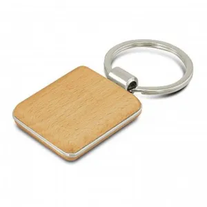 Echo Key Ring - Square Natural (Set of 12)