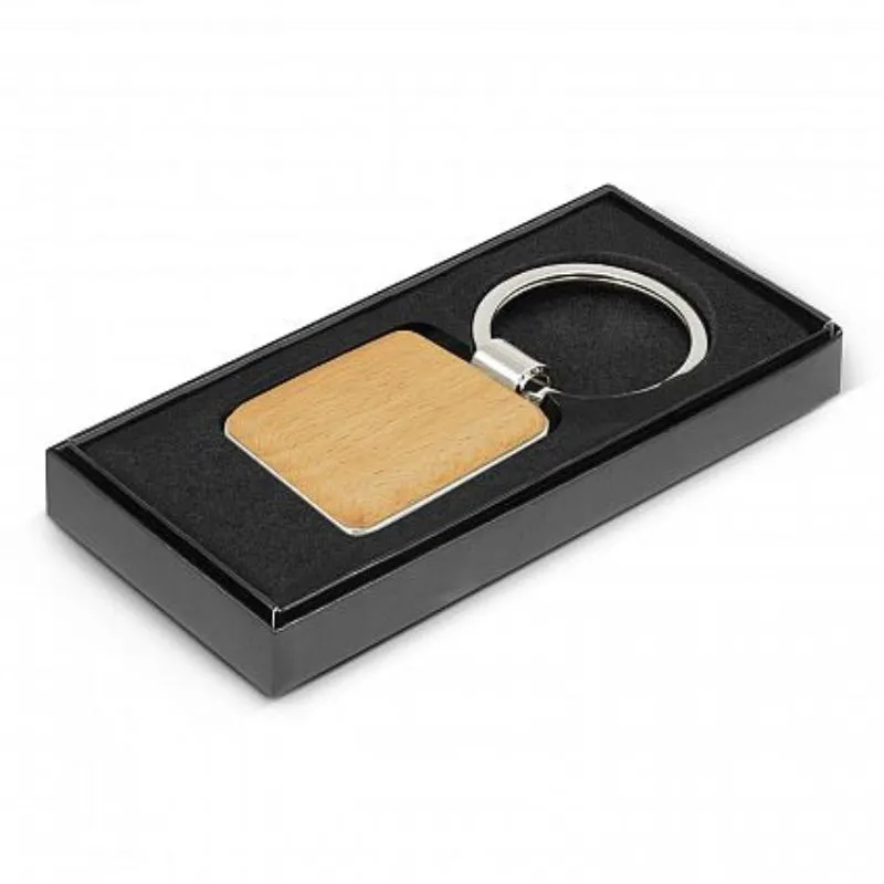 Echo Key Ring - Square Natural (Set of 12)