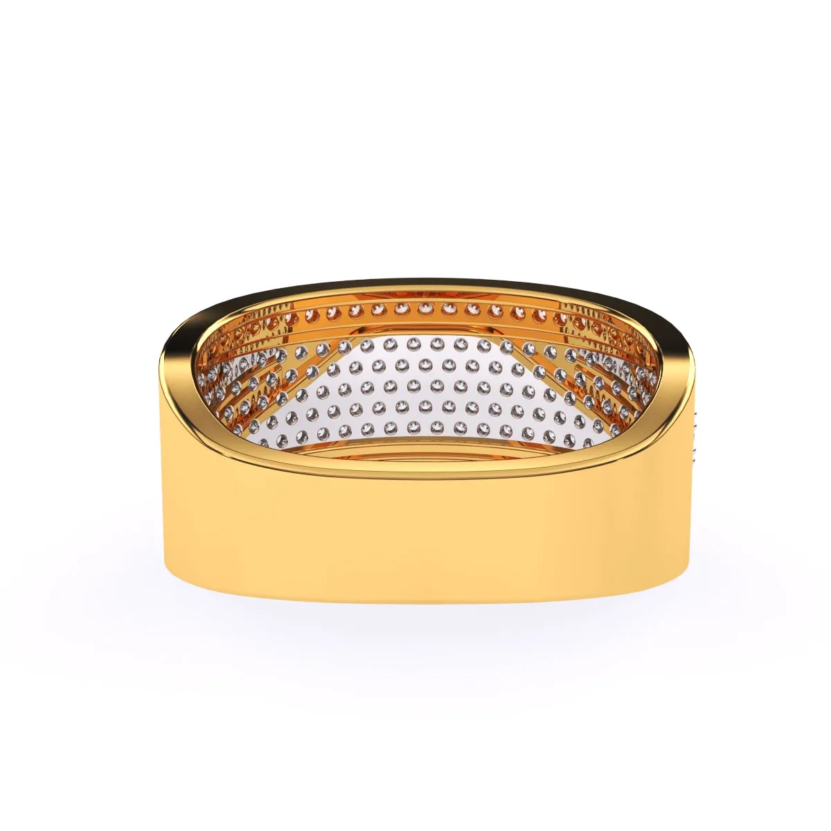 Elegant Lab Grown Cluster Diamond Ring