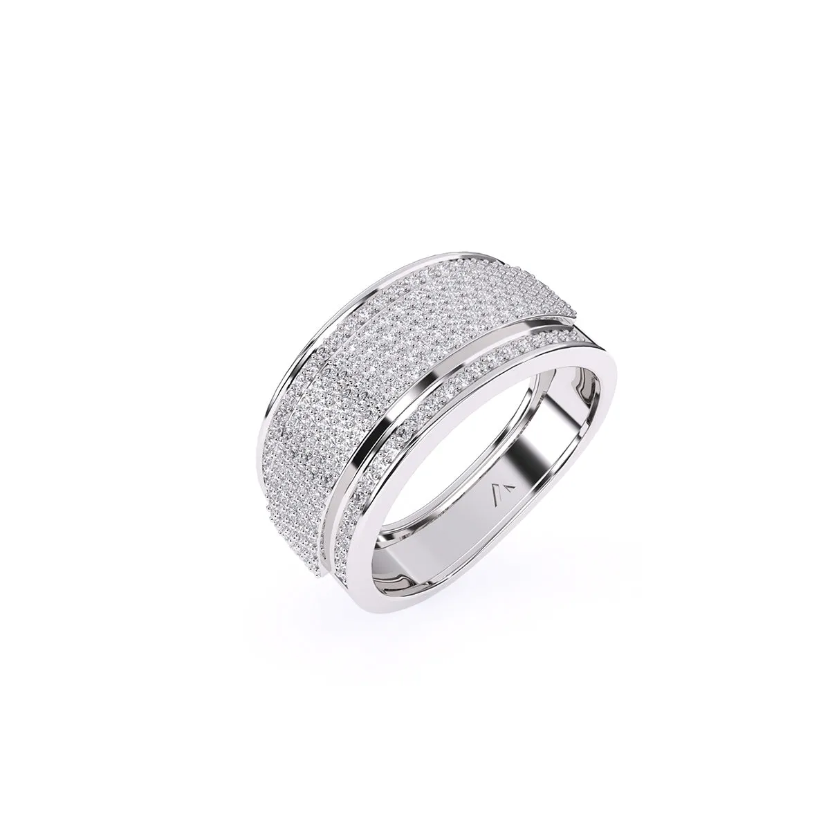 Elegant Lab Grown Cluster Diamond Ring