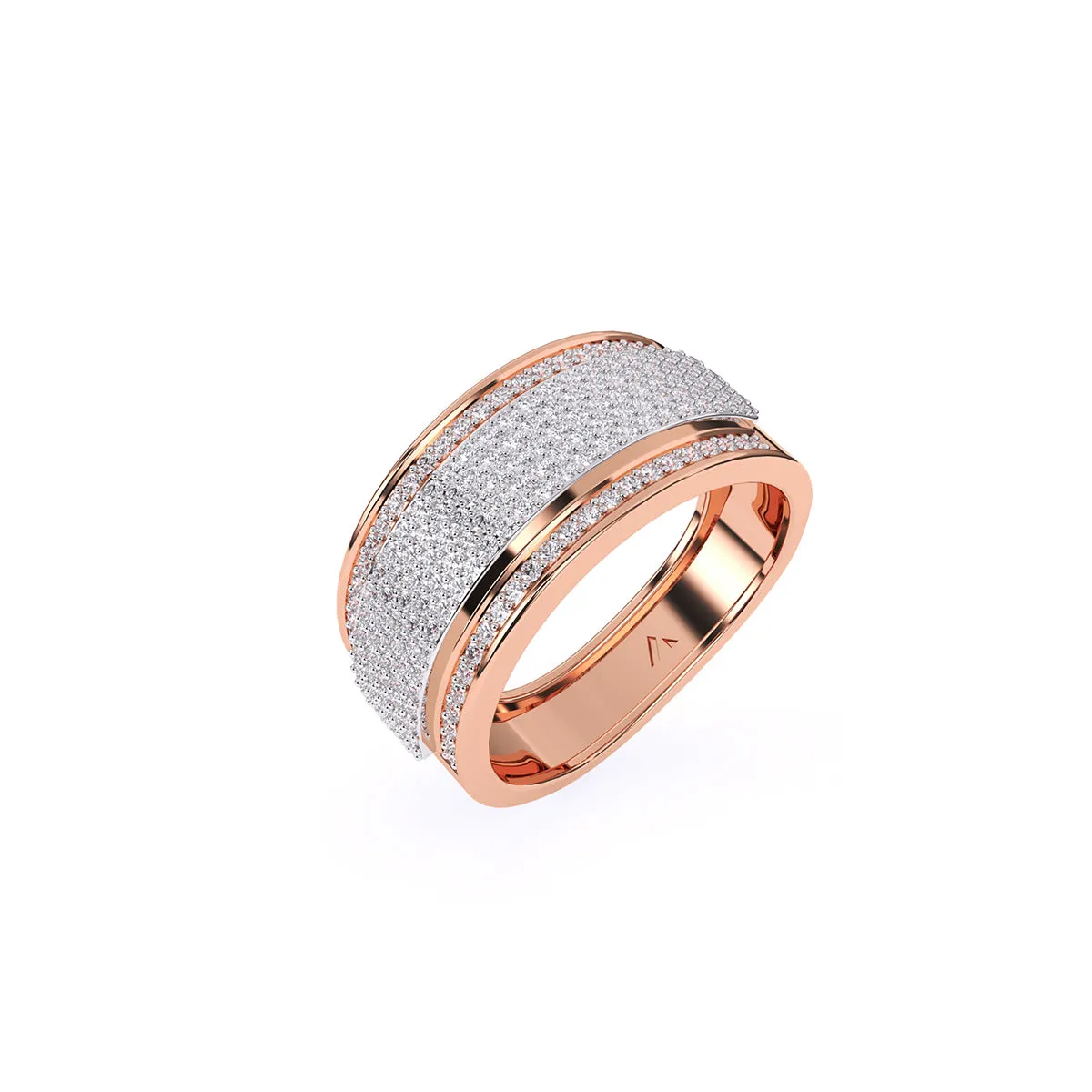 Elegant Lab Grown Cluster Diamond Ring