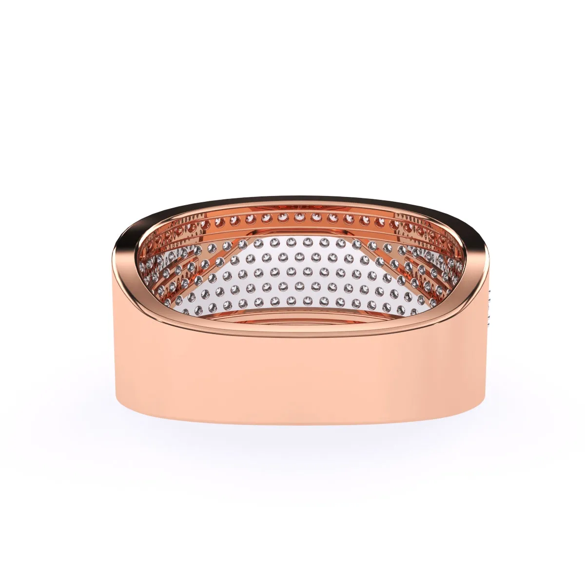 Elegant Lab Grown Cluster Diamond Ring