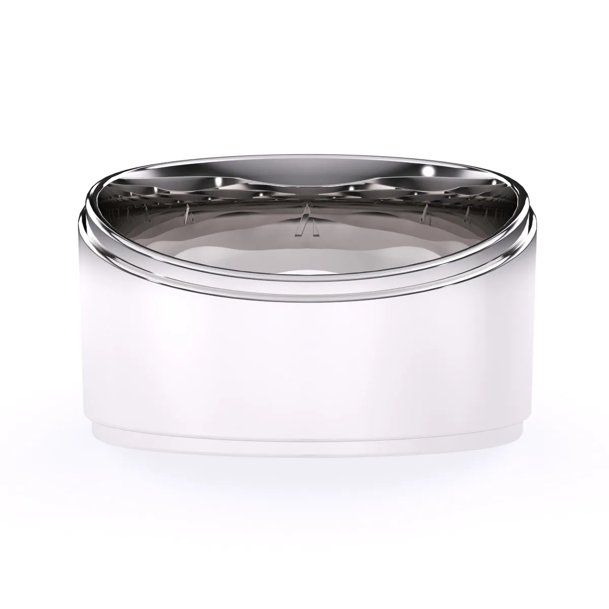 Elegant Lab Grown Thick Ring For Men