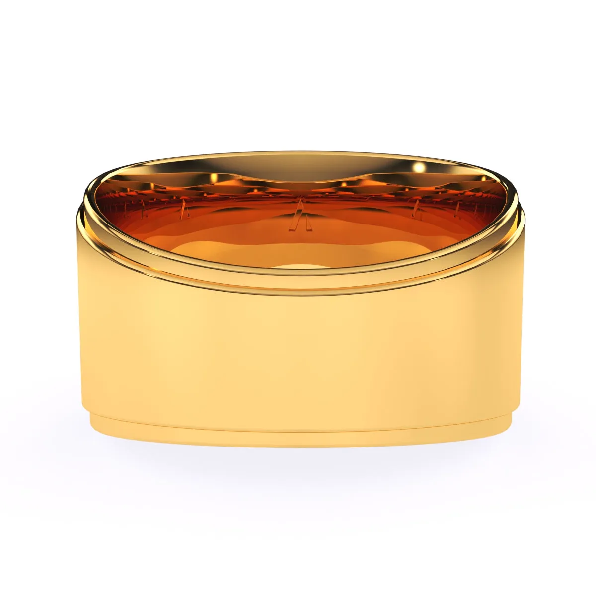 Elegant Lab Grown Thick Ring For Men