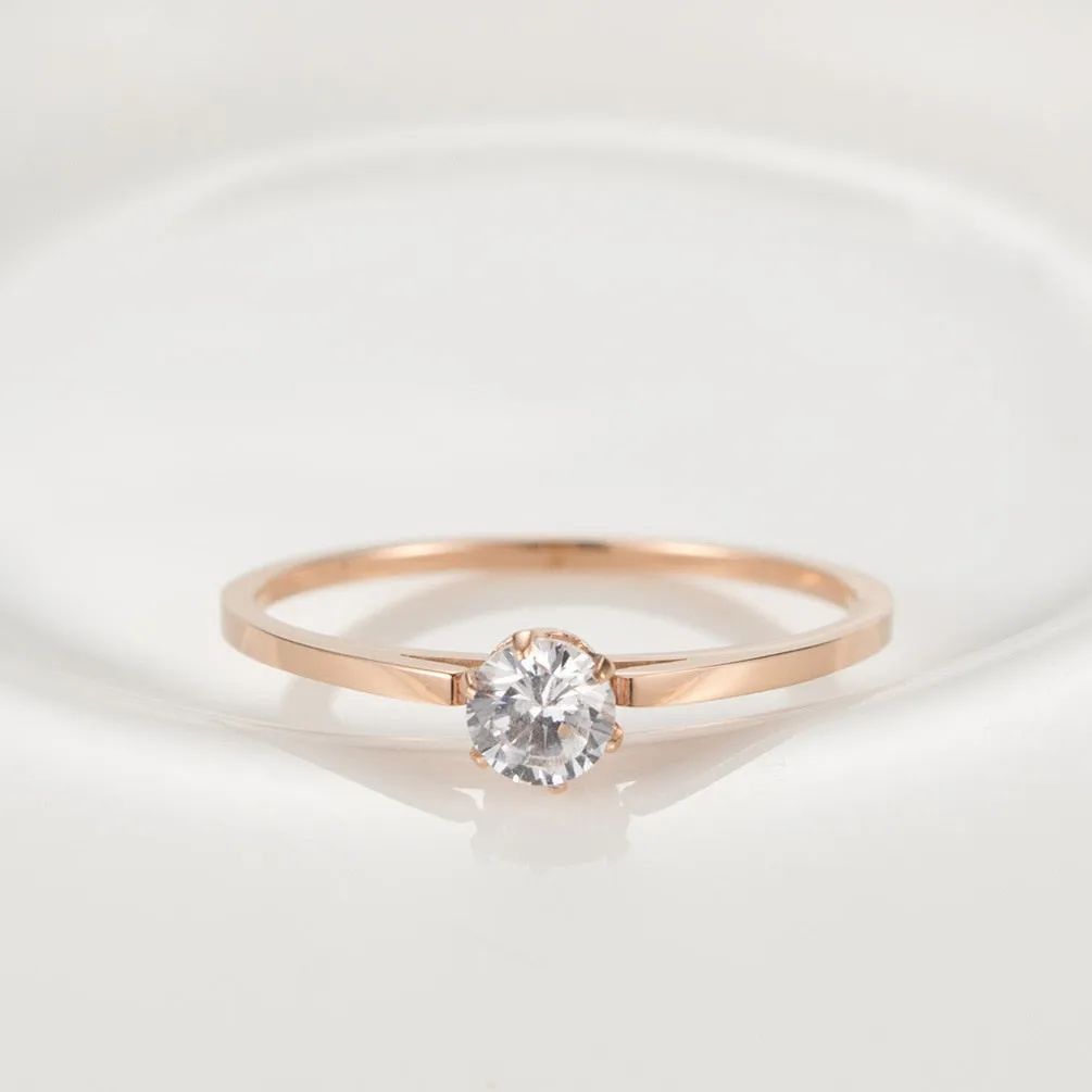 Elegant Rose Gold Ring