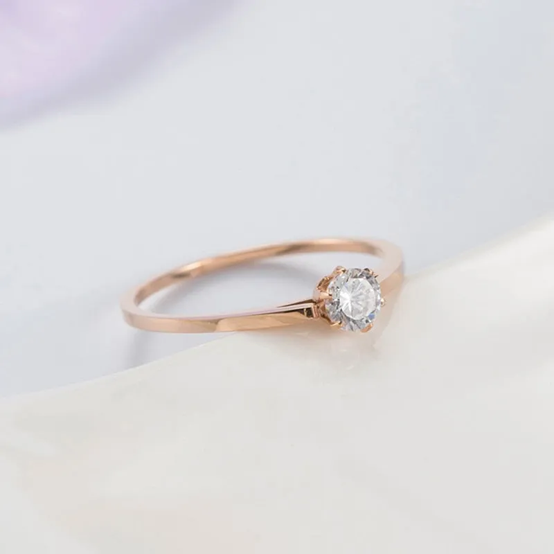 Elegant Rose Gold Ring