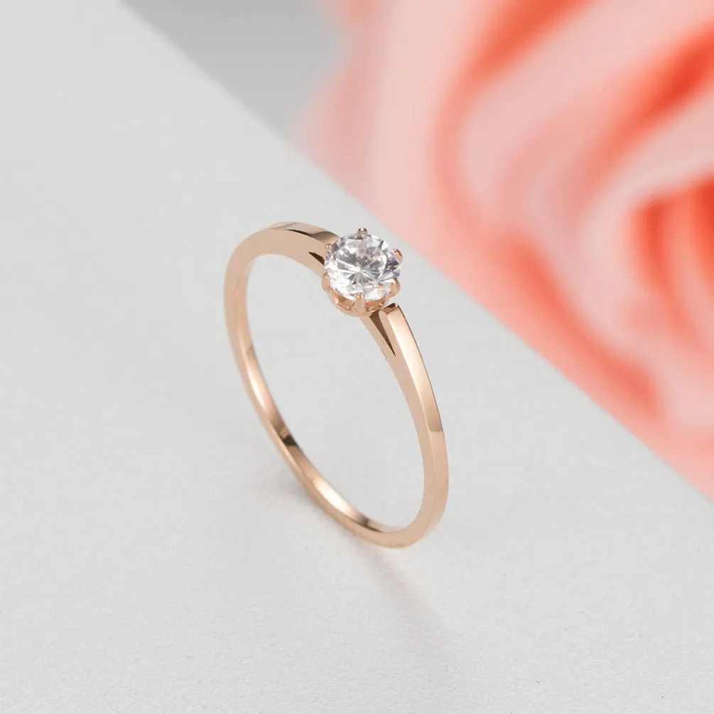 Elegant Rose Gold Ring