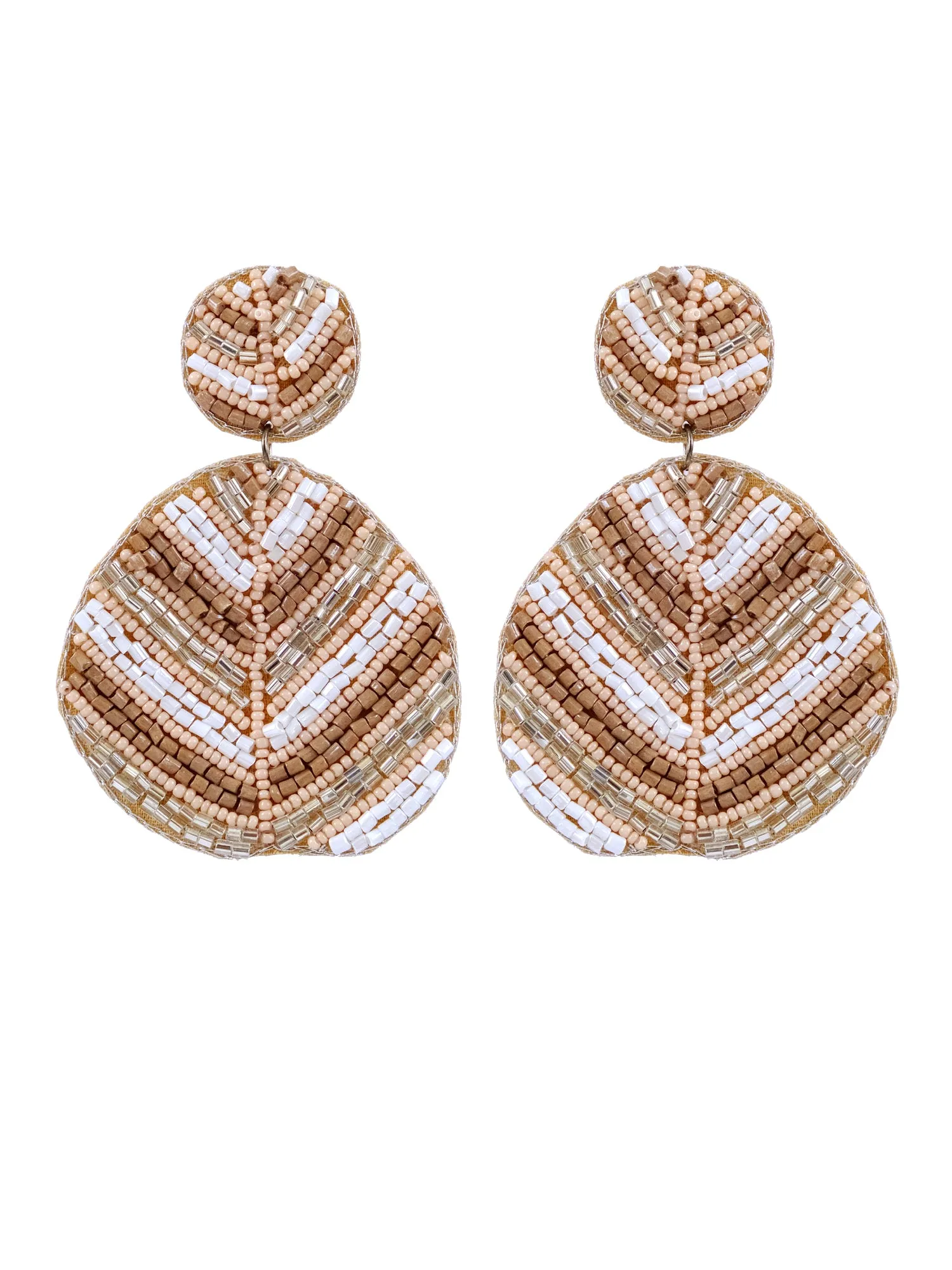Enchanting Multicolor Boho Bead Leaf Drop Earrings for Women and Girls