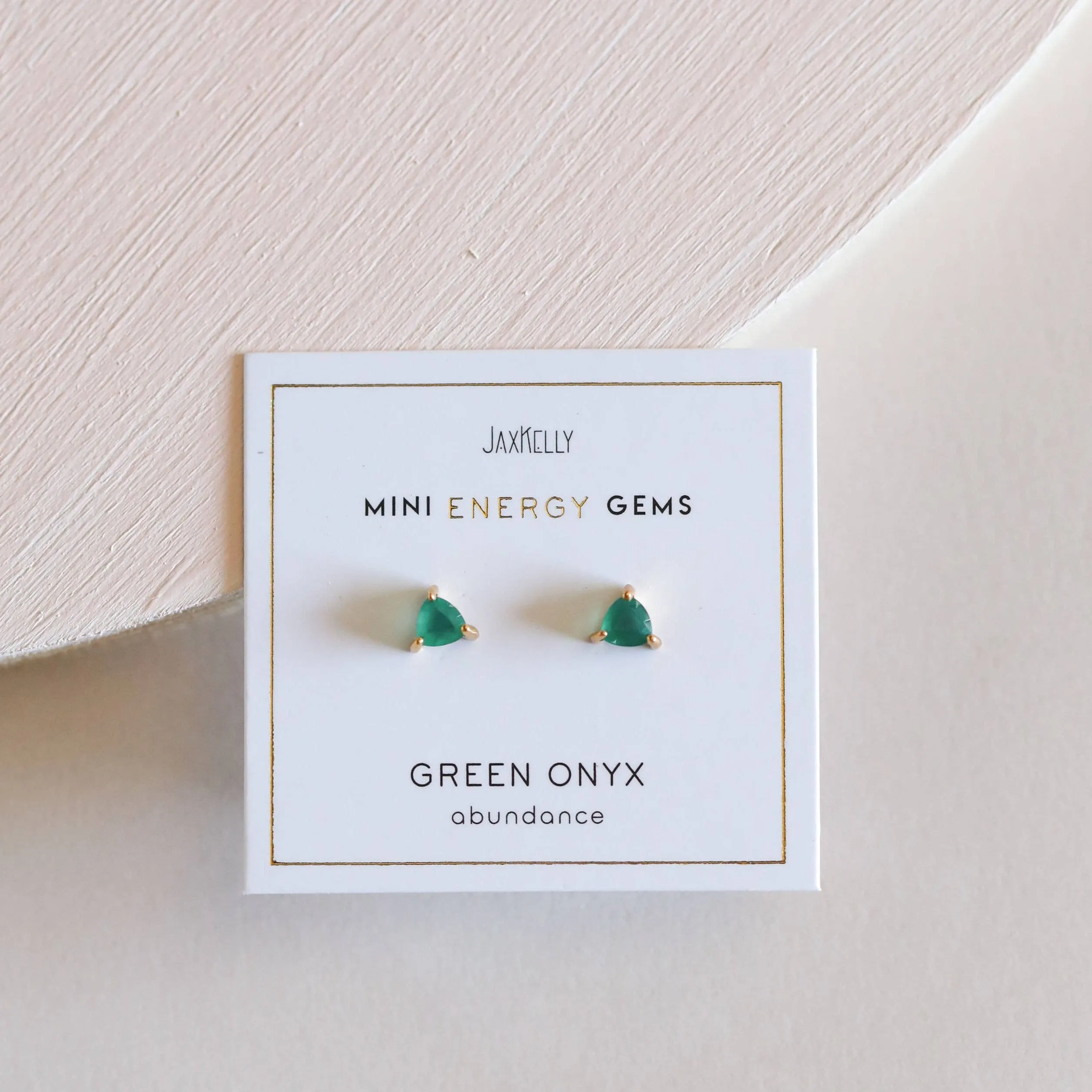 Energy Gem Post Earring - 6 Colors