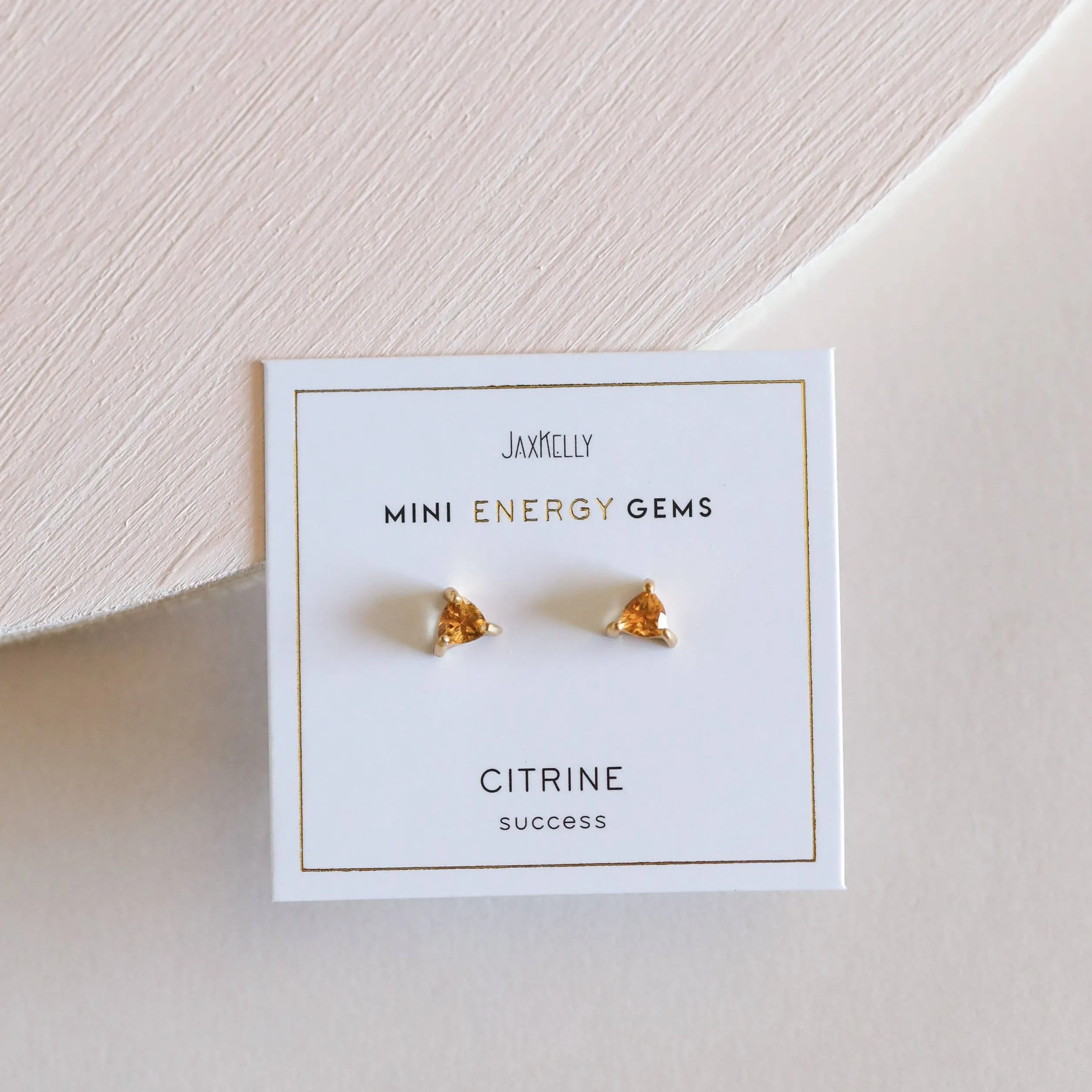 Energy Gem Post Earring - 6 Colors