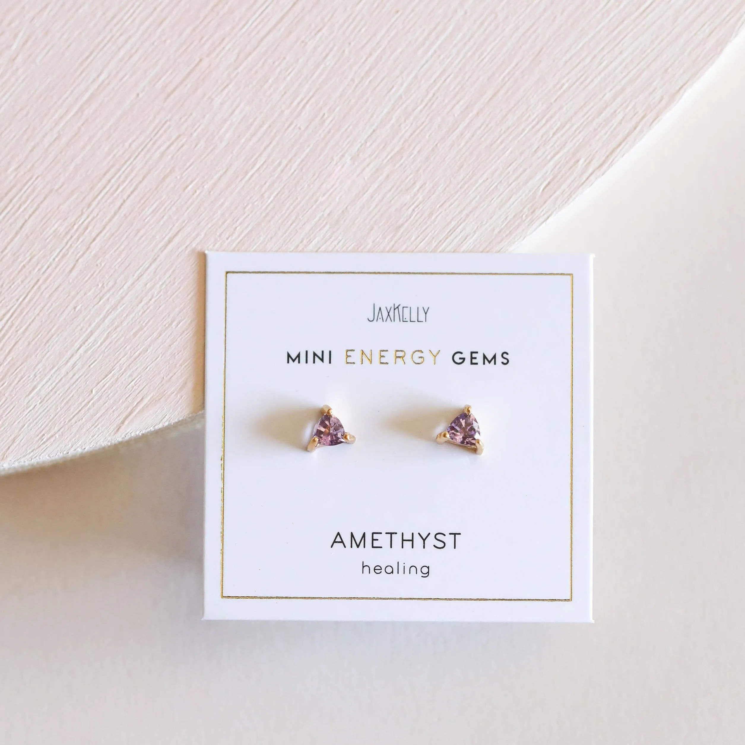 Energy Gem Post Earring - 6 Colors