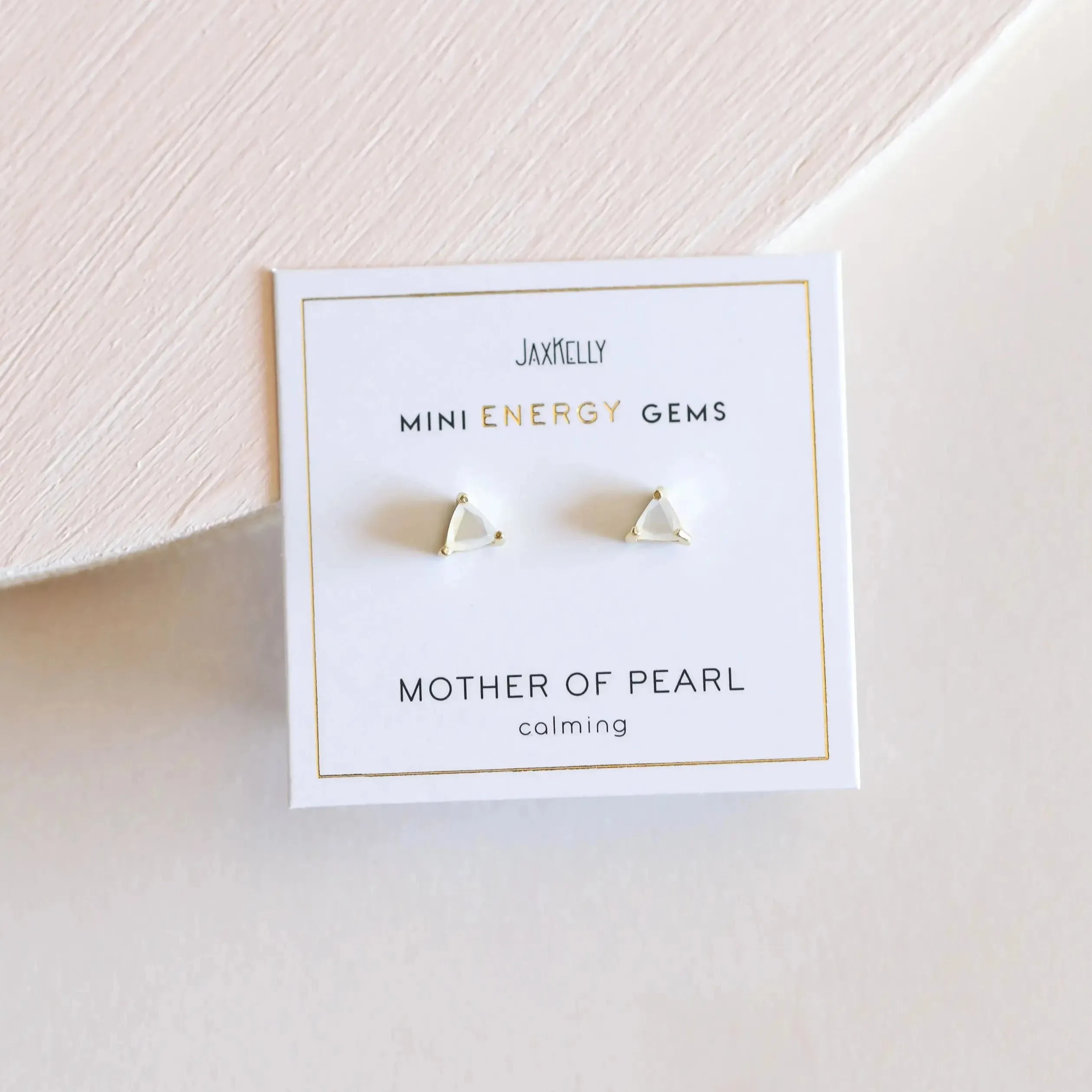 Energy Gem Post Earring - 6 Colors