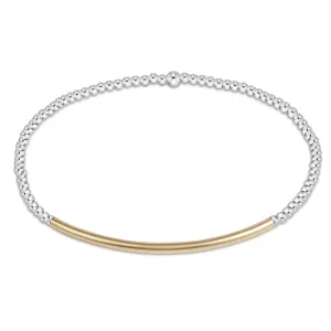 ENewton Classic 2mm Bliss Bar Mixed Metal Bracelet