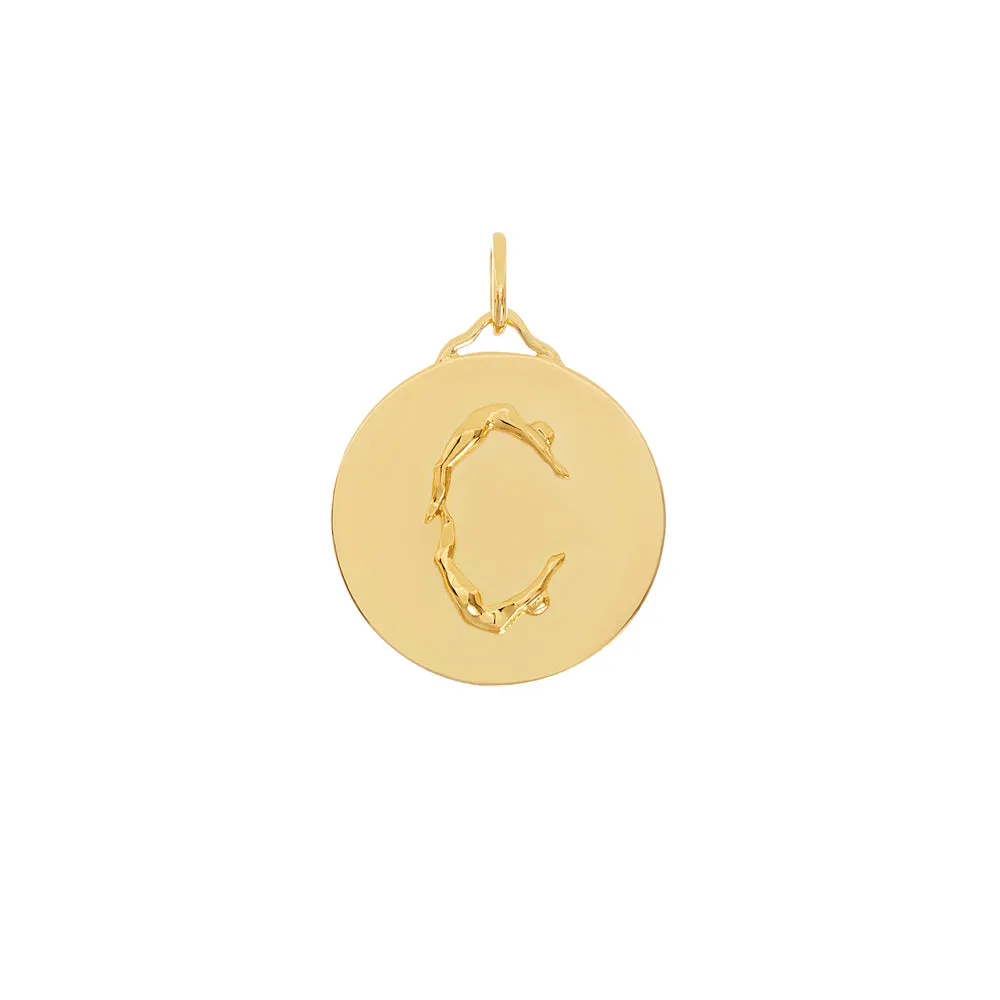 Eugênia Alphabet Medal Gold