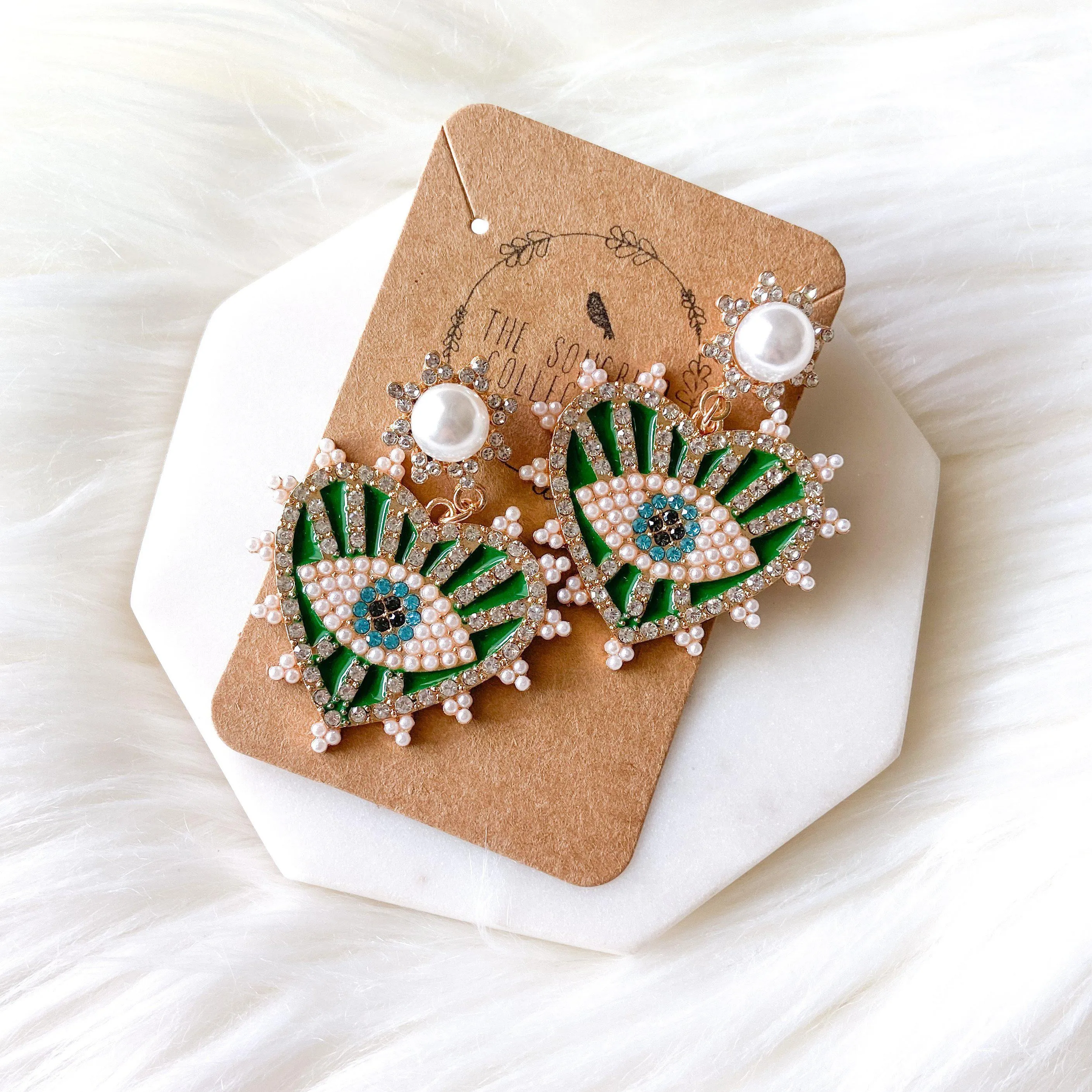 Eye   Heart Earrings