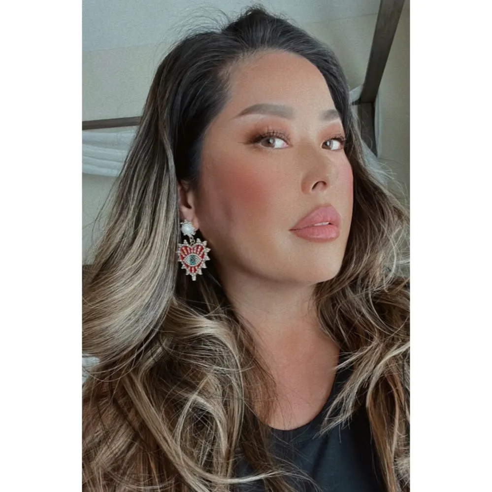 Eye   Heart Earrings