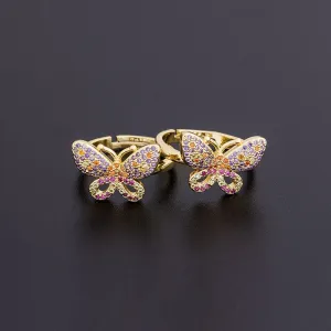 Fashion Design Elegant Butterfly Rings for Women